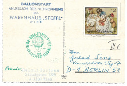 2239q: AK Wien, Ballonstart Anlässlich Der Neueröffnung Warenhaus Steffl 1967 - Stephansplatz