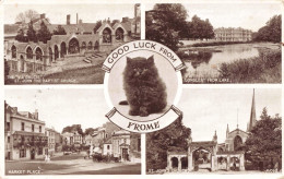 ROYAUME UNI - Somerset - Good Luck From Frome - Chat Noir - Carte Postale Ancienne - Bath