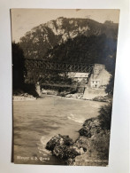 Austria Österreich Weyer A D Enns Oberösterreich Trail Rail Bridge Bahn Brücke RPPC Real Photo 16804 Post Card POSTCARD - Weyer