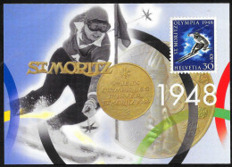 Svizzera/Switzerland/Suisse: Intero, Stationery, Entier, "St-Moritz 1948" - Inverno1948: St-Moritz