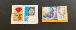 3-8-2023 (stamp) Australia - Used Personalised Stamps + Space - Hojas, Bloques & Múltiples
