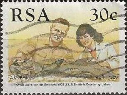 SOUTH AFRICA 1989 50th Anniv Of Discovery Of Coelacanth - 30c. - Professor J. L. B. Smith And Dr M. Courtenay-Latimer FU - Usados