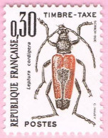 France Timbres-Taxe, N° 109 - Série Insectes, Coléoptère - 1960-.... Postfris