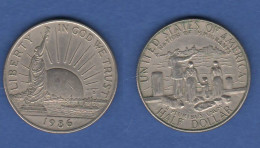 America Half Dollar 1986 Ellis Island USA Nichel Coin - Herdenking