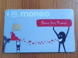 CARTE MONEO PORTE MONNAIE ELECTRONIQUE FETE DES MERES TRES BON ETAT !!! - Monéo