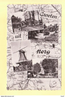 Norg  4-luik Op Landkaart  RY21472 - Norg