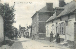 CPA 60 Oise FROISSY Rue De L'Eglise - Froissy