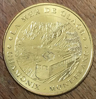 74 CHAMONIX MONT-BLANC MER DE GLACE MDP 2017 MÉDAILLE SOUVENIR MONNAIE DE PARIS JETON TOURISTIQUE MEDALS COINS TOKENS - 2017