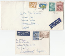 2 Covers 1960s  ARGENTINA With AIR MAIL LABEL Cover Stamps - Brieven En Documenten