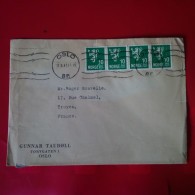 LETTRE OSLO POUR TROYES - Storia Postale