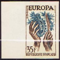 Europa CEPT 1957 France - Frankreich Y&T N°1123a - Michel N°1158 *** - 35f EUROPA - Non Dentelé - 1957