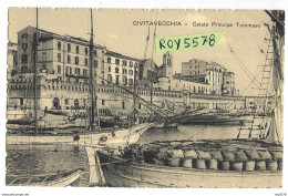 Lazio-civitavecchia Calata Principe Tommaso Differente Particolare Veduta Primi 900 - Civitavecchia