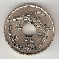 Spain  25 Pesetas  1990    Km 851  Unc - 25 Peseta