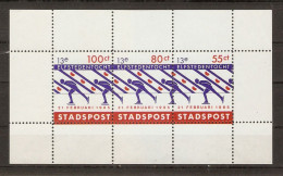 Pays-Bas 1985 - Local Mail - Stadspost - 13e Elfstedentocht  - Bloc 3 MNH - Cities Skating Contest - Patinage, Skating - Autres & Non Classés