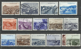 Turkey; 1958 Cities - Oblitérés