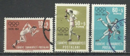 Turkey; 1964 Tokyo Summer Olympic Games - Oblitérés