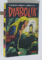 37635 DIABOLIK - A. XII Nr 3 - Le Ultime Ore - Diabolik