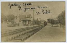 Groslay - La Gare Prise Du Quai - Groslay