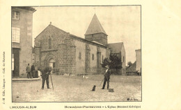 Bussière Poitevine * Photographe Et Son Appareil Photo , Place De L'église Du Village * Villageois - Bussiere Poitevine