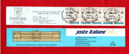 Italia °- 1992 - Giornata . Della Filatelia.  L.13 . USATO - GENOVA  Annullo Ufficiale . - Postzegelboekjes