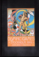 France 1912 Olympic Games Stockholm Interesting Postcard - Poster Of Olympic Games - Ete 1912: Stockholm