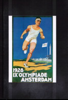 France 1928 Olympic Games Amsterdam Interesting Postcard - Poster Of Olympic Games - Estate 1928: Amsterdam