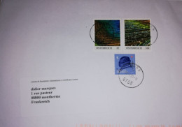 Enveloppe Ayant Vayagée En 2023 3844 - Lettres & Documents