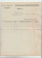 1888 SCHWEIZ Firma Jacques ASLER In WOHLEN+REMBOURSEMENT-D233 - Svizzera