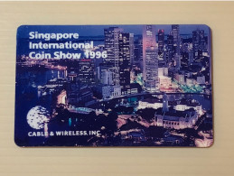 Mint USA UNITED STATES America Prepaid Telecard Phonecard, Singapore International Coin Show(1500EX), Set Of 1 Mint Card - Sammlungen