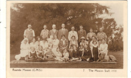 Ruanda Mission - CMS The Mission Staff 1930, Religon - Ruanda- Urundi