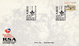 Zuid Afrika 1994, Date Stamp Card, Arbor Day, Trees - Lettres & Documents