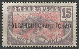 OUBANGUI N° 6 NEUF Sans Gomme - Unused Stamps