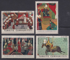 F-EX42128 TURKEY MNH 1968 ART PAINTING ARCHERY HORSE.  - Ungebraucht