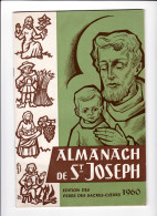 ALMANACH De St JOSEPH Louvain Leuven 1960 - Pratique