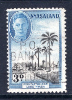 Nyasaland 1945 KGVI Pictorials - 3d Fishing Village Used (SG 148) - Nyassaland (1907-1953)