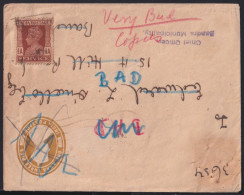 F-EX43222 INDIA BANDRA 1942 POSTAL STATIONERY. - Bamra