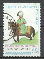 Turkey; 1966 400th Death Of Anniv. Of Sultan Suleiman The Magnificient 60 K. - Gebraucht