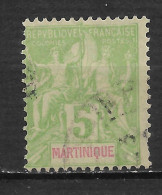 MARTINIQUE  N°  34 - Used Stamps