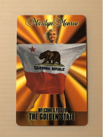 Mint USA UNITED STATES America Prepaid Telecard Phonecard, Marilyn Monroe California Republic(500EX), Set Of 1 Mint Card - Sammlungen