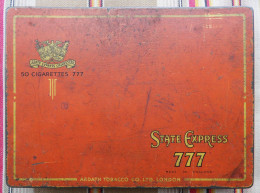 Ancienne Boite De 50 Cigarettes State Express 777 - Empty Cigarettes Boxes