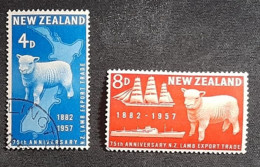 Nouvelle-Zélande > 1947-... > 1980-89 > Oblitérés N°359/60 - Gebruikt