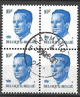 OCB Nr 2069 King Roi Koning Boudewijn Baudouin Velghe Centrale Stempel Kalmthout - 1981-1990 Velghe