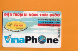 Télécartes Viet Nam VIETNAM VINAPHONE Bien Utilisée 2 Scans - Viêt-Nam