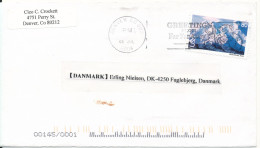 USA Cover Sent To Denmark 3-7-2004 Single Franked - Briefe U. Dokumente