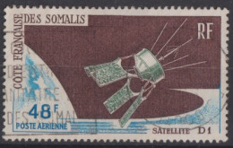 COTE FRANCAISE DES SOMALIS 1966 - Canceled - YT 48 - Poste Aérienne - Gebraucht