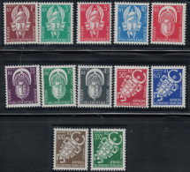 A.O.F. - TIMBRE DE SERVICE - N°1 A 12 - NEUF SANS TRACE DE CHARNIERE - COTE 70€. - Unused Stamps