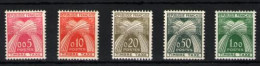 Francia (tasas) Nº 90/94.  Año 1960 - 1960-.... Mint/hinged