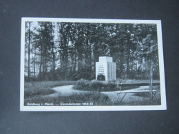Goldberg, Mecklenburg, Denkmal , Seltene Ansichtskarte Um 1935 - Goldberg