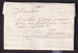 DDCC 223 - Lettre Précurseur LIPPELOO 1777 Vers Gilquin à HUMBEKE - Signé Vandevoorden - 1714-1794 (Paesi Bassi Austriaci)