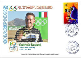 ALGERIJE 2016 - Cover Olympic Games Rio 2016 Shooting Italy Rossetti Tir Italia Olympische Spiele Olímpicos Olympics JO - Tir (Armes)